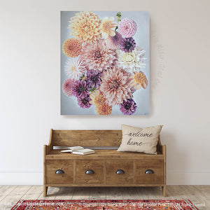 Dahlia Love Original Painting