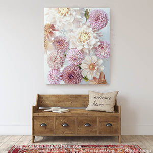 Dahlia Smiles Art Print