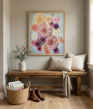 Dahlia Love Dahlia Art Print