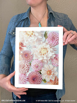 Dahlia Smiles Art Print