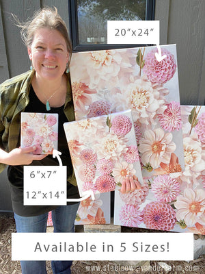 Dahlia Smiles Art Print