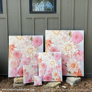 Dahlia Smiles Art Print