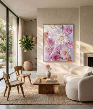 Dahlia Smiles Art Print