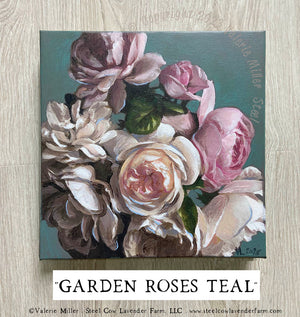 Garden Roses Original Paintings (3 options)