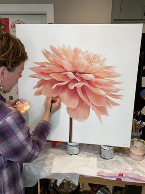 Nicholas Dahlia Art Print