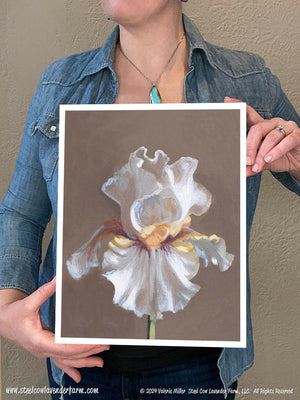 Iris 3 (Canvas and Paper Print)