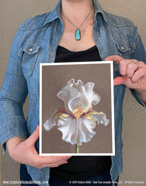 Iris 3 (Canvas and Paper Print)