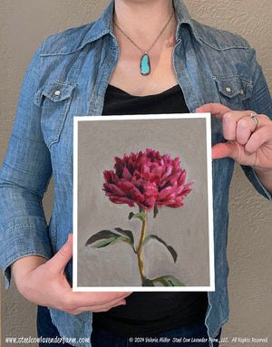 Peter Brand Peony (Canvas and Paper Print)