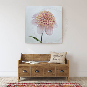Sandia Brocade Dahlia Original Painting