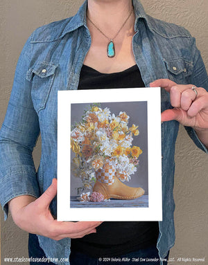 Yellow Muck Boot Art Print