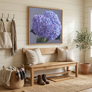 Blue Hydrangea Art Print