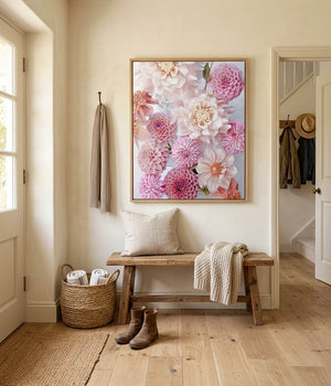 Dahlia Smiles Art Print