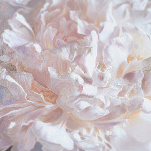 White Peony Canvas Print