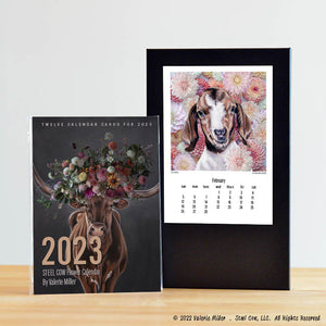 2023 FLOWER COW CALENDAR