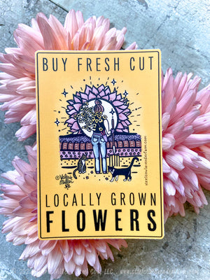 Buy Fresh Cut Flowers Sticker
