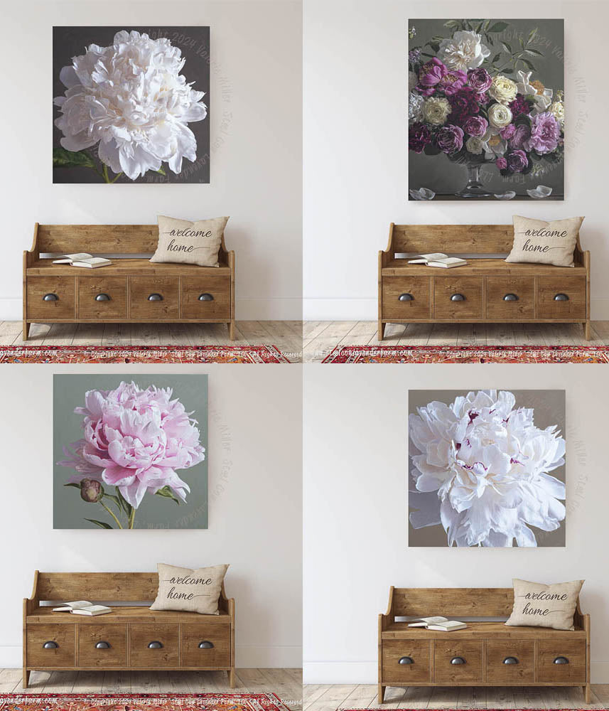 PEONY PRINTS (Canvas & Paper)