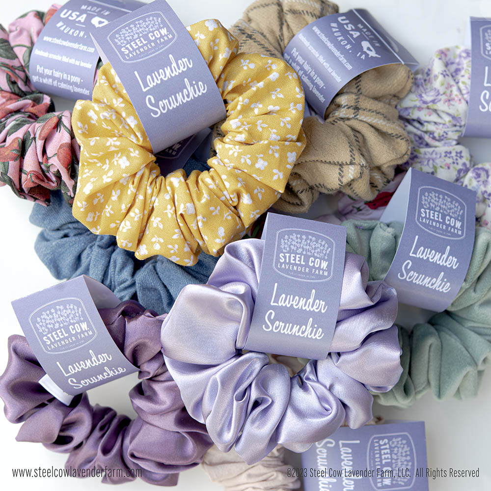 LAVENDER FILLED SCRUNCHIES
