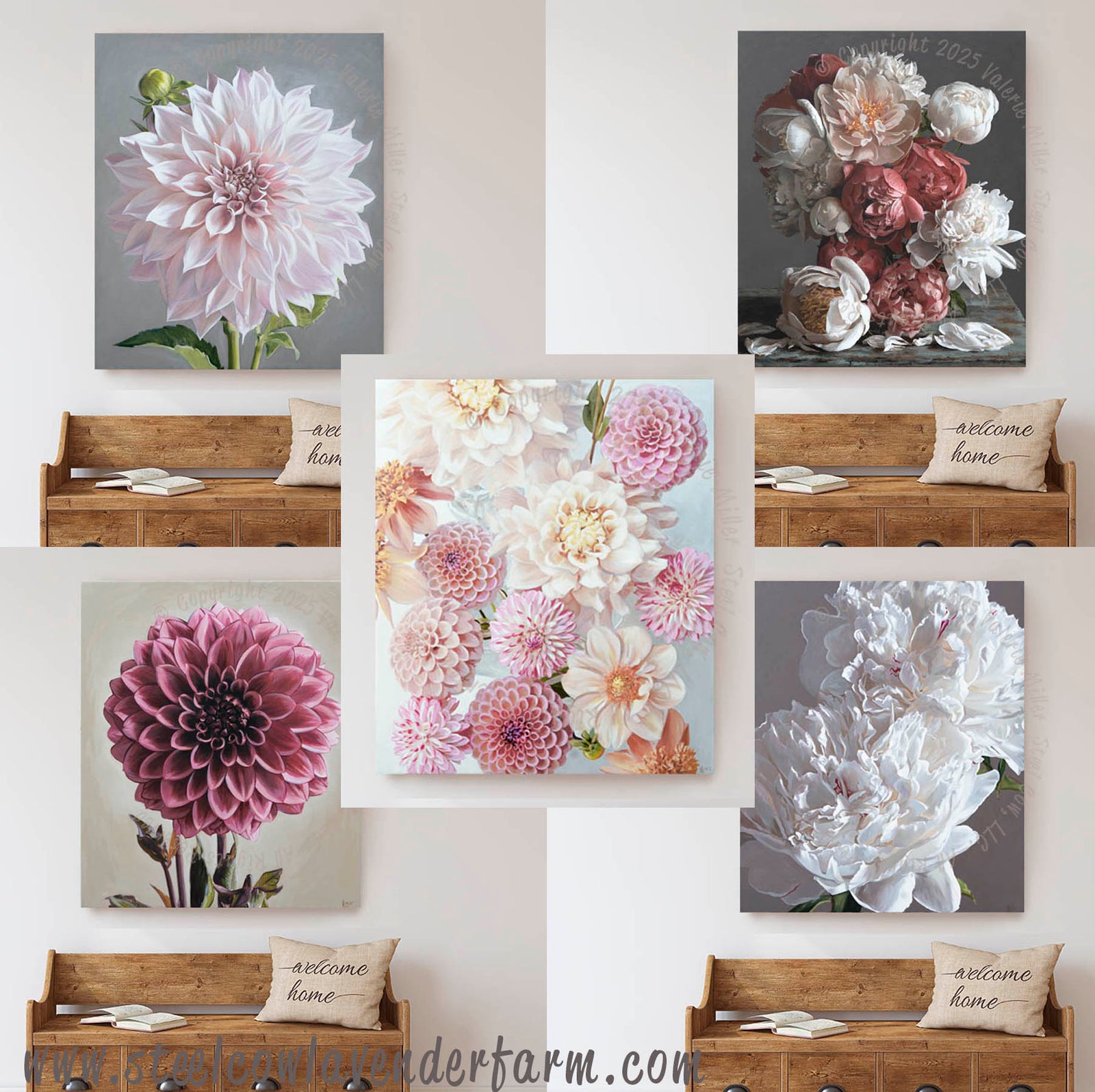 *NEW* FLOWER CANVASES