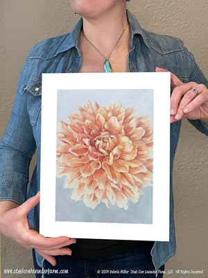 Ben Huston Dahlia Art Print