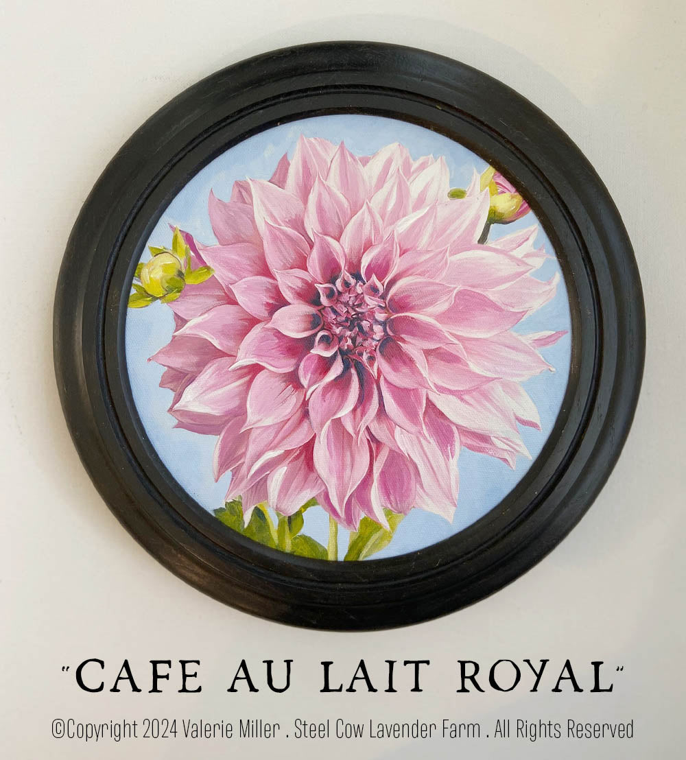 Cafe Au Lait Royal Original Painting