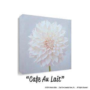 Cafe au Lait Dahlia Art Print