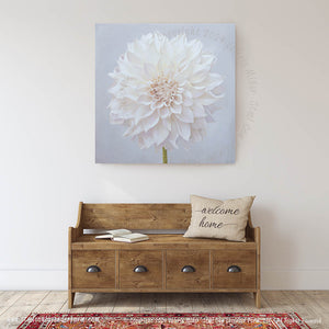 Cafe au Lait Dahlia Art Print