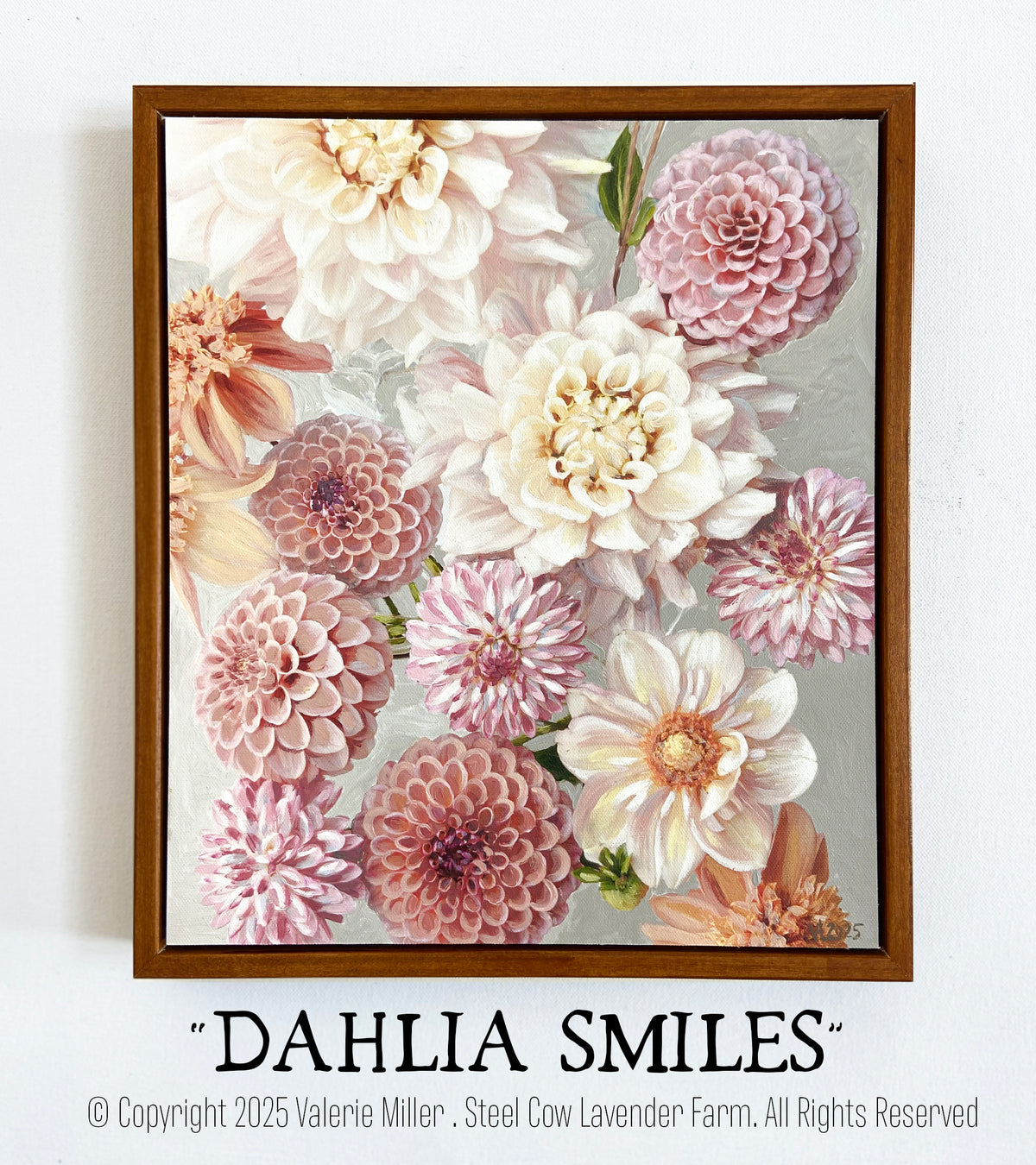 &quot;Dahlia Smiles&quot; - Original Painting