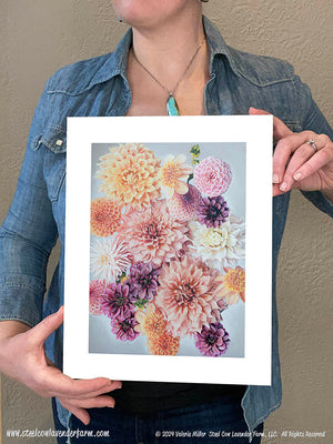 Dahlia Love Dahlia Art Print