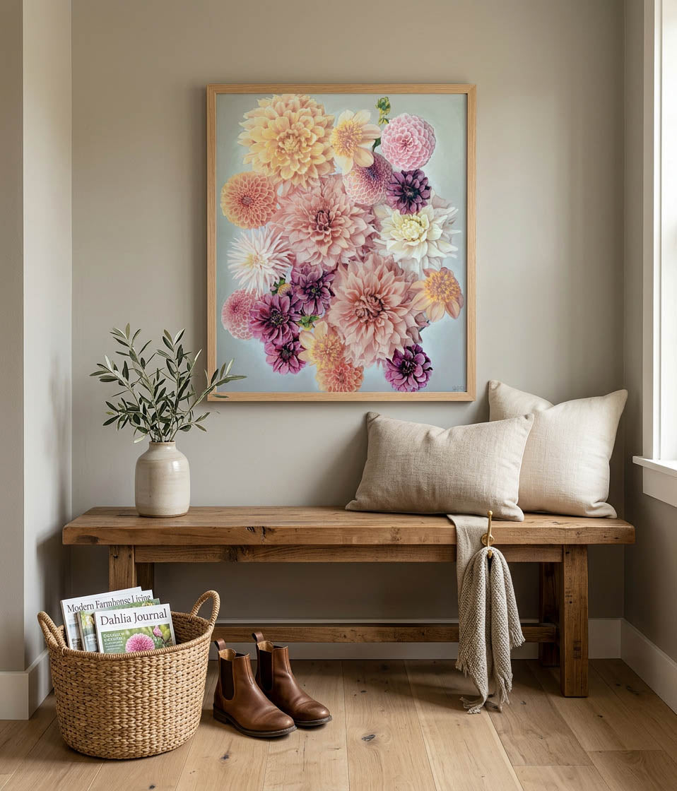 Dahlia Love Dahlia Art Print