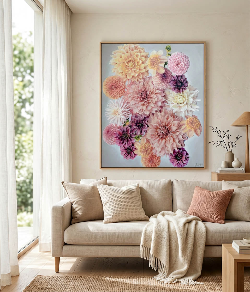 Dahlia Love Dahlia Art Print