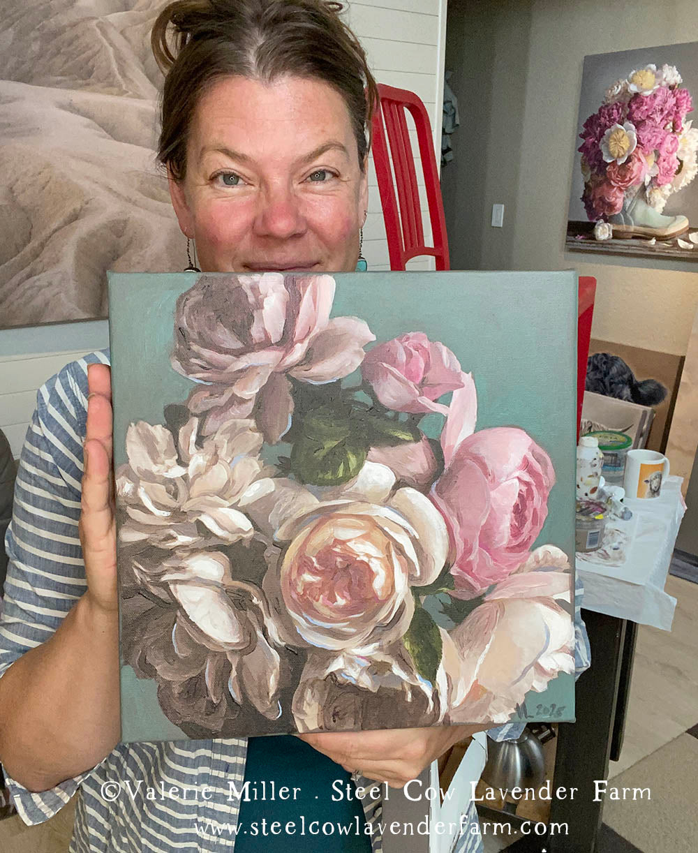 Garden Roses Original Paintings (3 options)