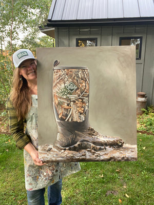 Fieldblazer Muck® Boot Canvas Print