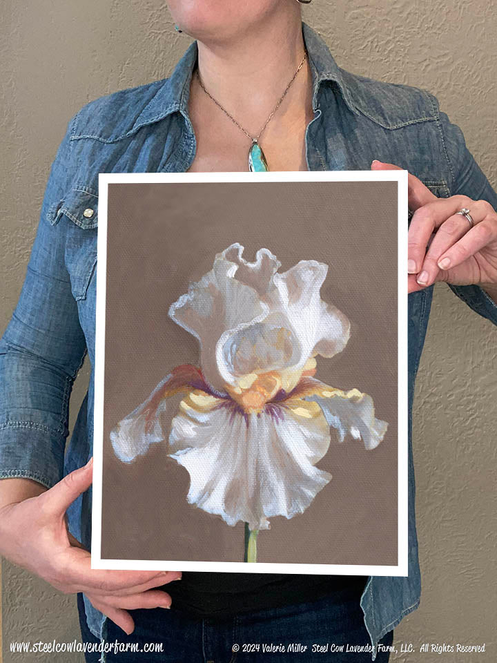 Iris 3 (Canvas and Paper Print)