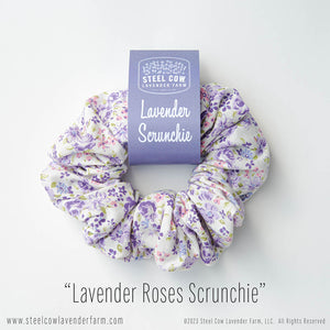 Lavender Filled Scrunchies