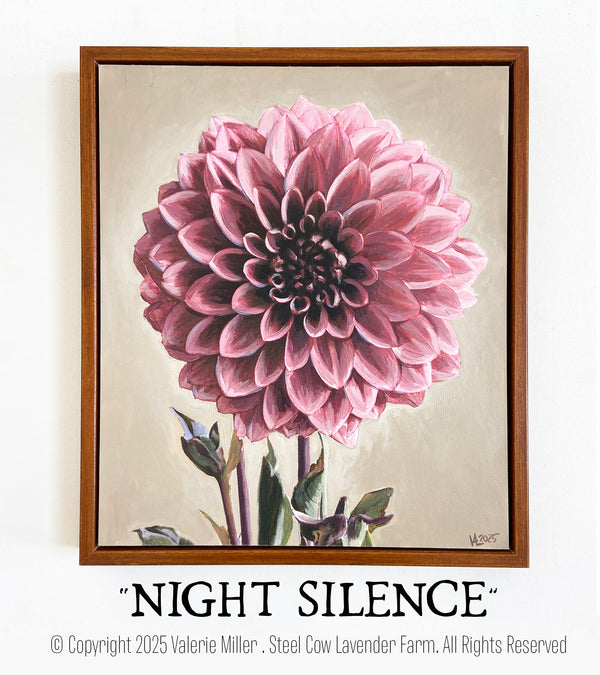 ORIGINAL STUDIES - 2025 FLOWER PAINTINGS - Steel Cow Lavender Farm