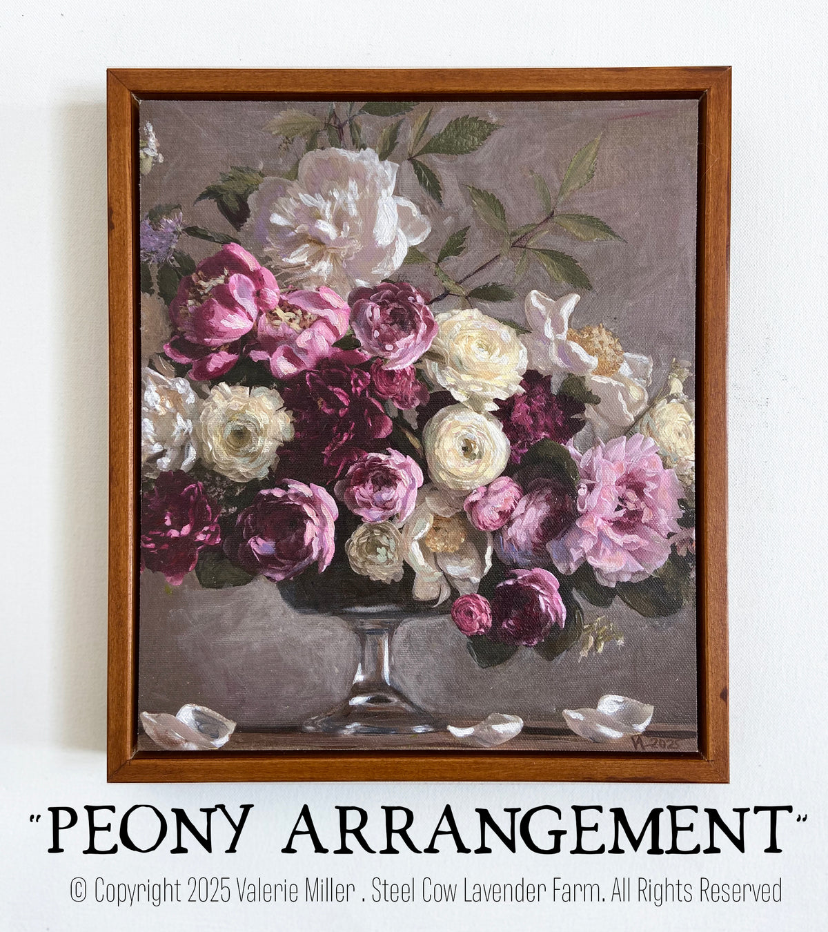 &quot;Peony Arrangement&quot; - Original Painting