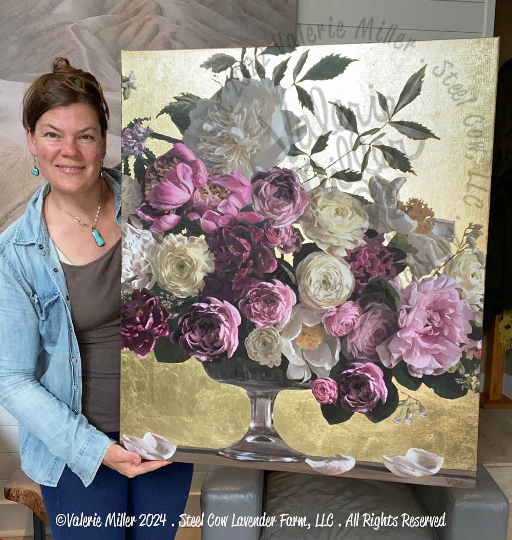 Peony Arrangement Original Painting