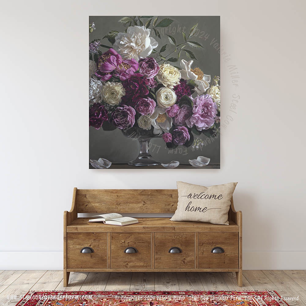 Peony Arrangement Original Painting