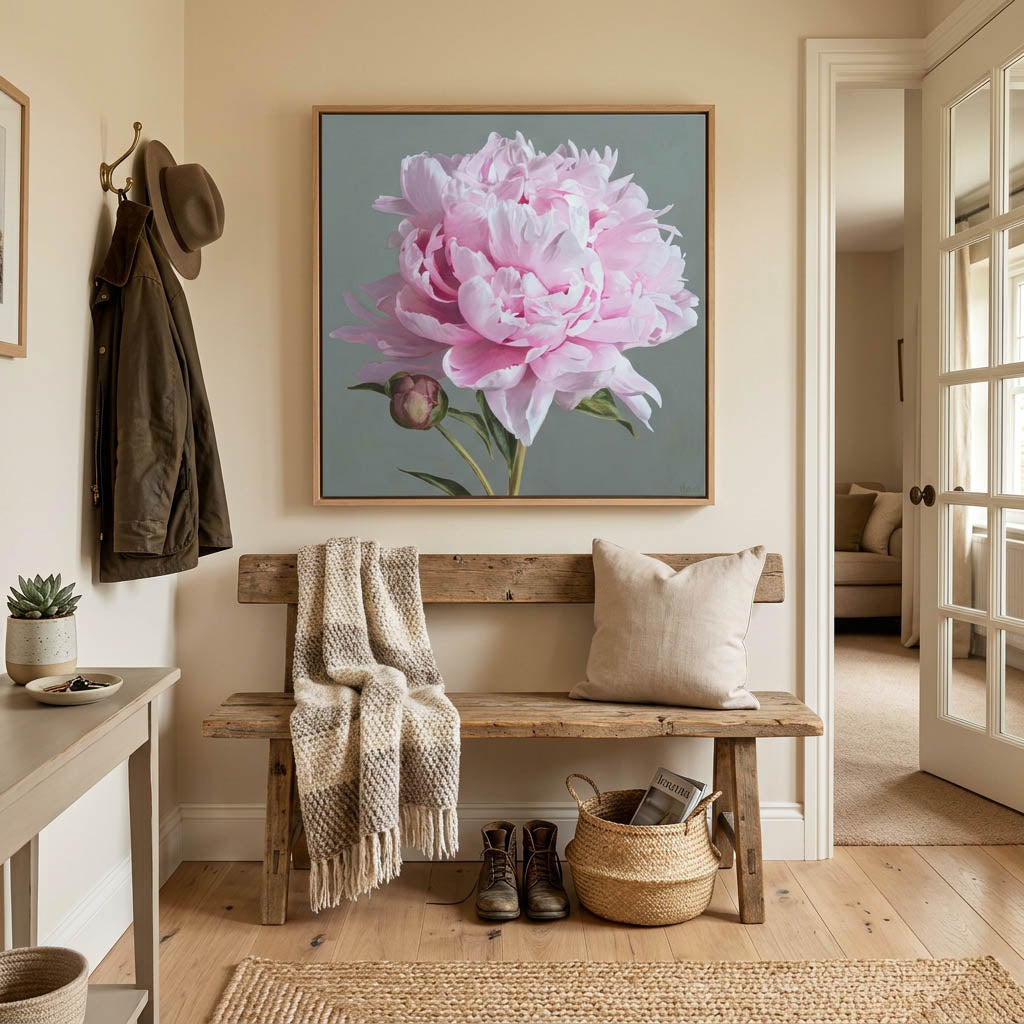 Pink Peony Canvas Print