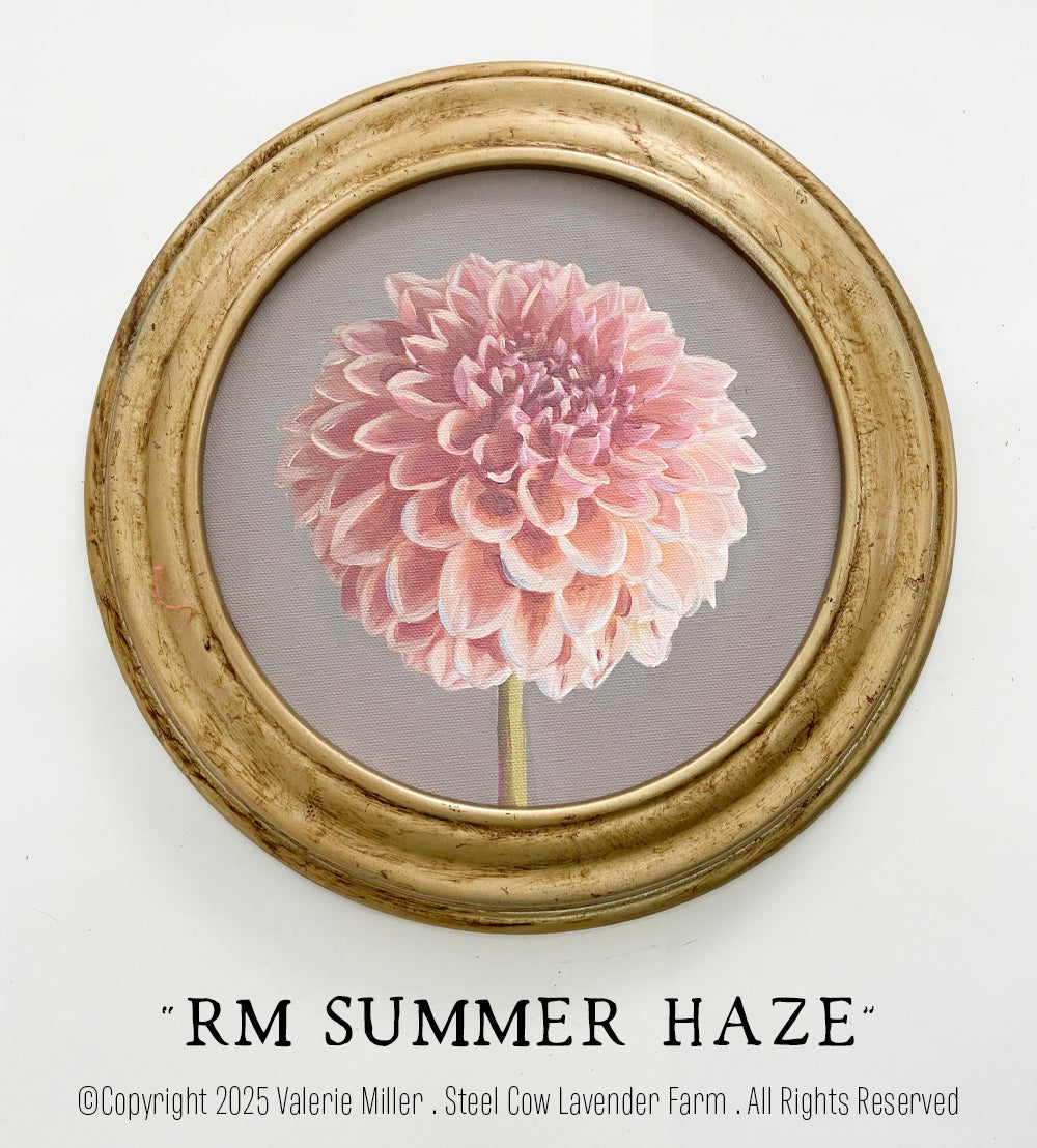 RM SUMMER HAZE DAHLIA PAINTING