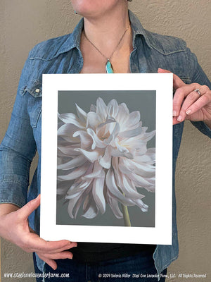 Roque Starburst Dahlia Art Print