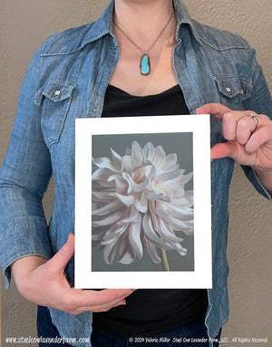 Roque Starburst Dahlia Art Print