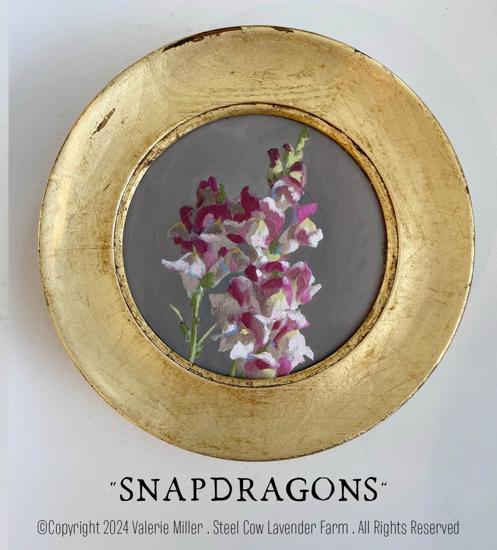 Snapdragons Original Painting
