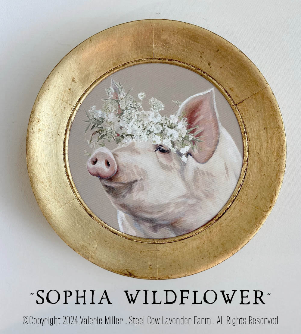 Sophia Wildflower Painted Print