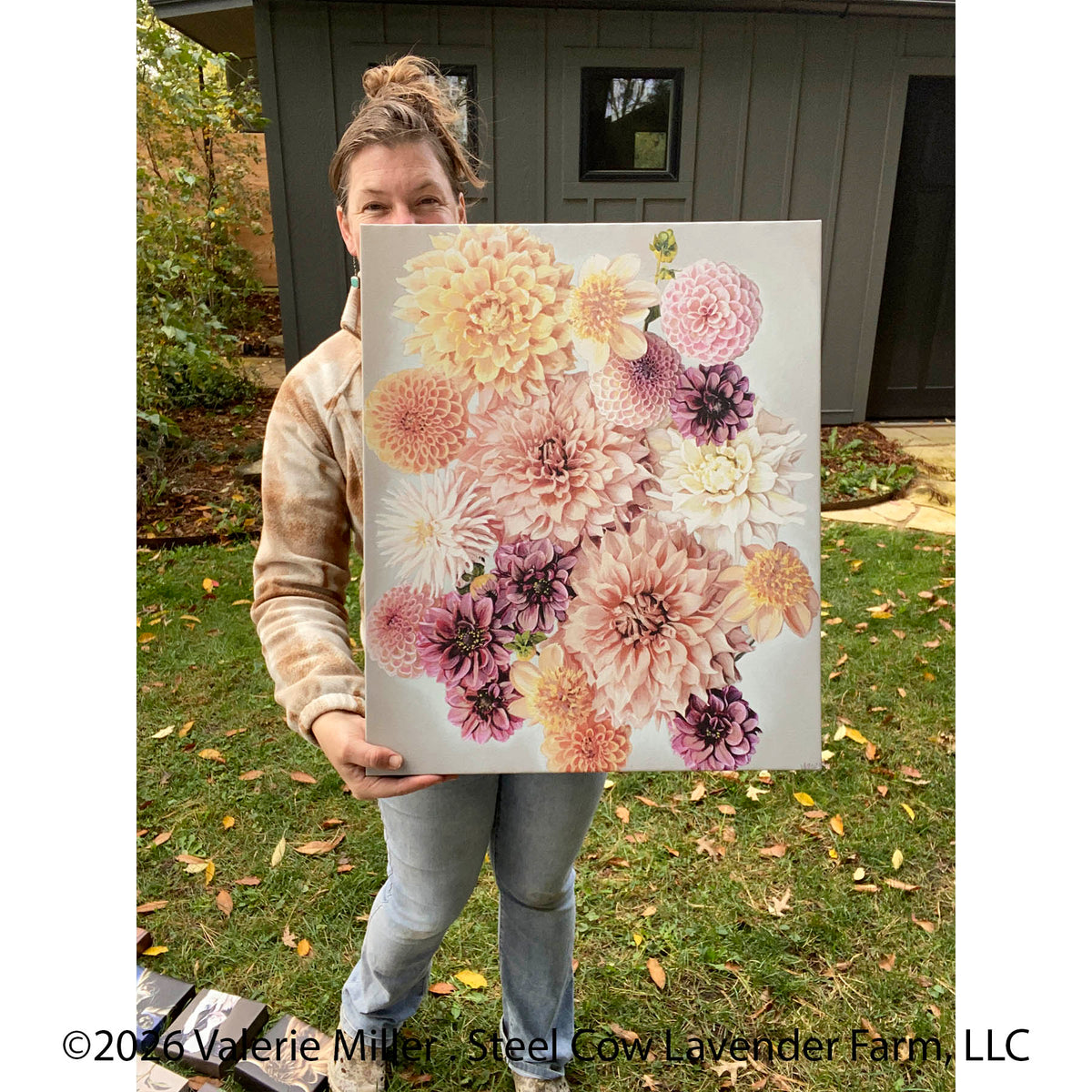 Clearance Dahlia Love 20"x24"