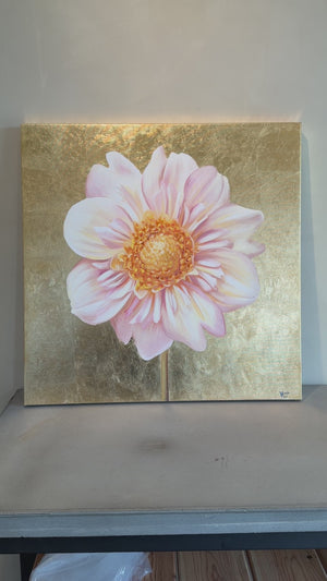 Appleblossom with Gold Original Painting