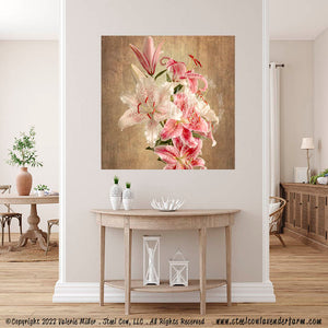 Muscadet and Stargazer Lillies