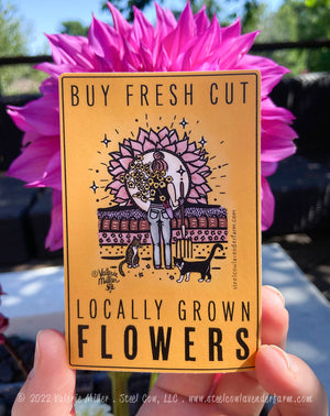 Buy Fresh Cut Flowers Sticker