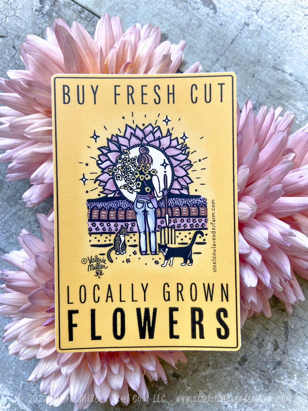 Buy Fresh Cut Flowers Sticker