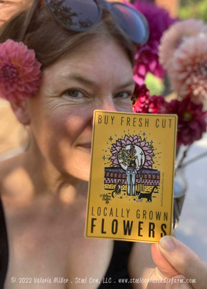 Buy Fresh Cut Flowers Sticker